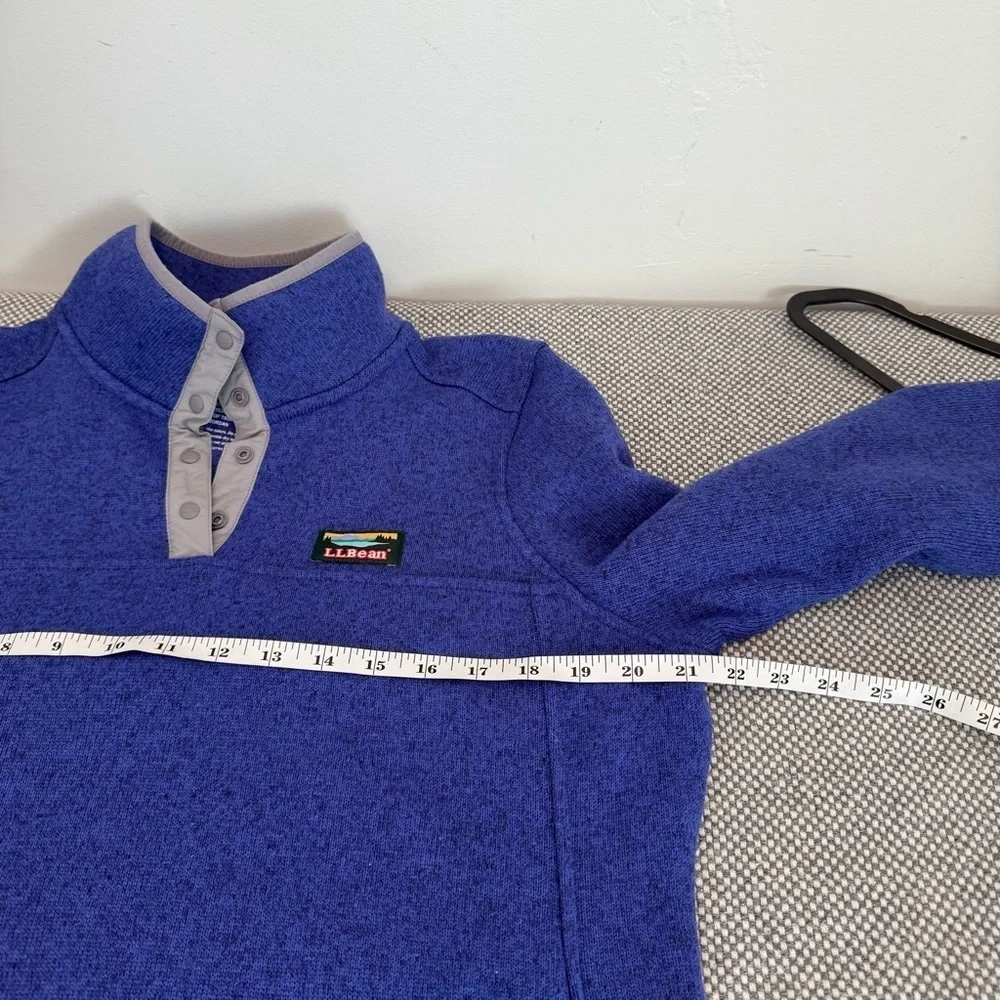 L.L.Bean Sweater Fleece Pullover size M petite